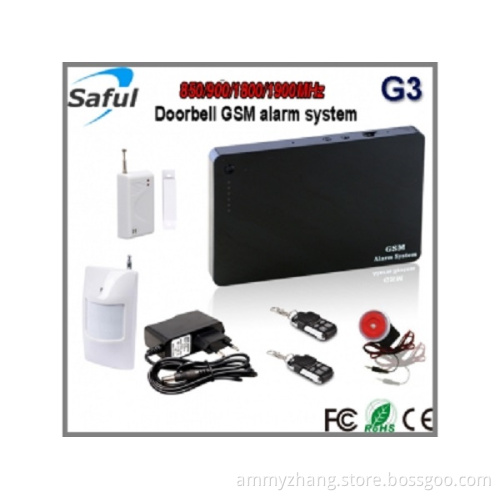 gsm security alarm system Saful G3 doorbell Intelligent home security